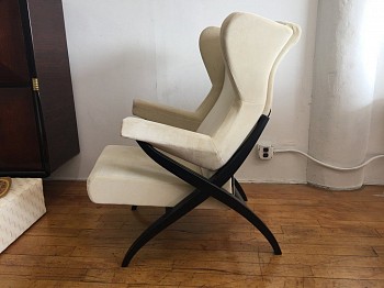 fiorenza lounge chair albini italian mid century